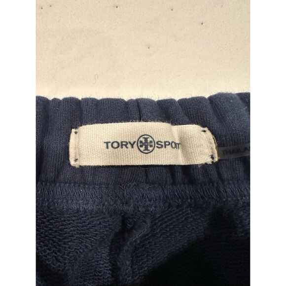 Tory Burch Sport navy tie-dye drawstring comfy joggers/sweatpants size small - Picture 4 of 10